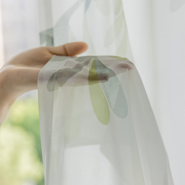 digital bedruckter Hochwertiger Voile Blättern